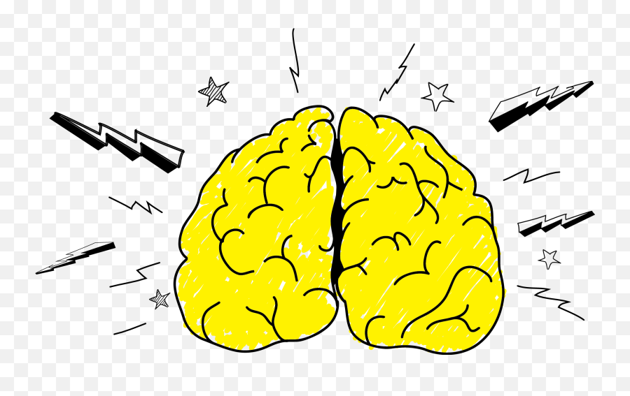 Download Hd Brain Awareness Week - Brain Png Transparent Png Brain Yellow Emoji,Brain Png