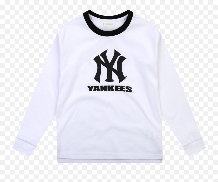 Download New York Yankees Unisex Two Tone Bicolor Logo T - Long Sleeve Emoji,Yankees Logo Png