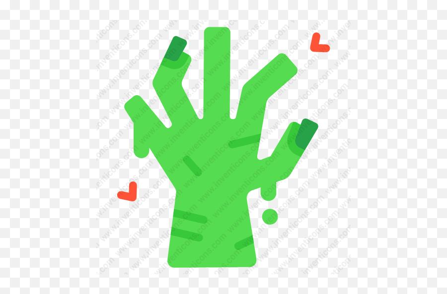 Download Zombie Hand Vector Icon - Sign Language Emoji,Zombie Hand Png