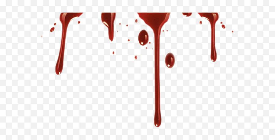 Realistic Blood Drip Png Realistic - Transparent Background Blood Dripping Clipart Emoji,Drip Png