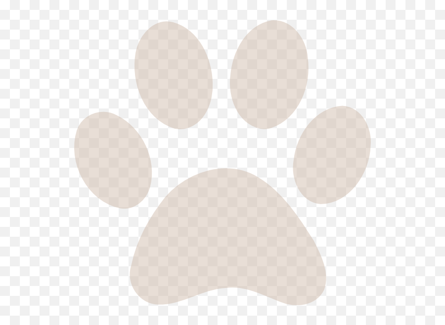 Paw Print Clip Art At Clker - Grey Paw Clipart Emoji,Paw Print Clipart
