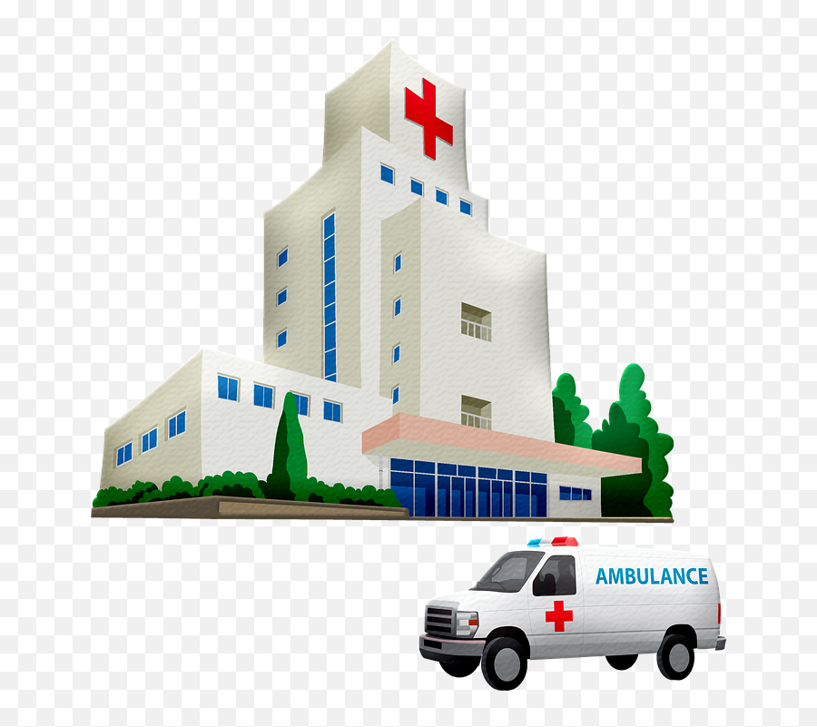 Hospital Ambulance Building Emoji,Hospital Png