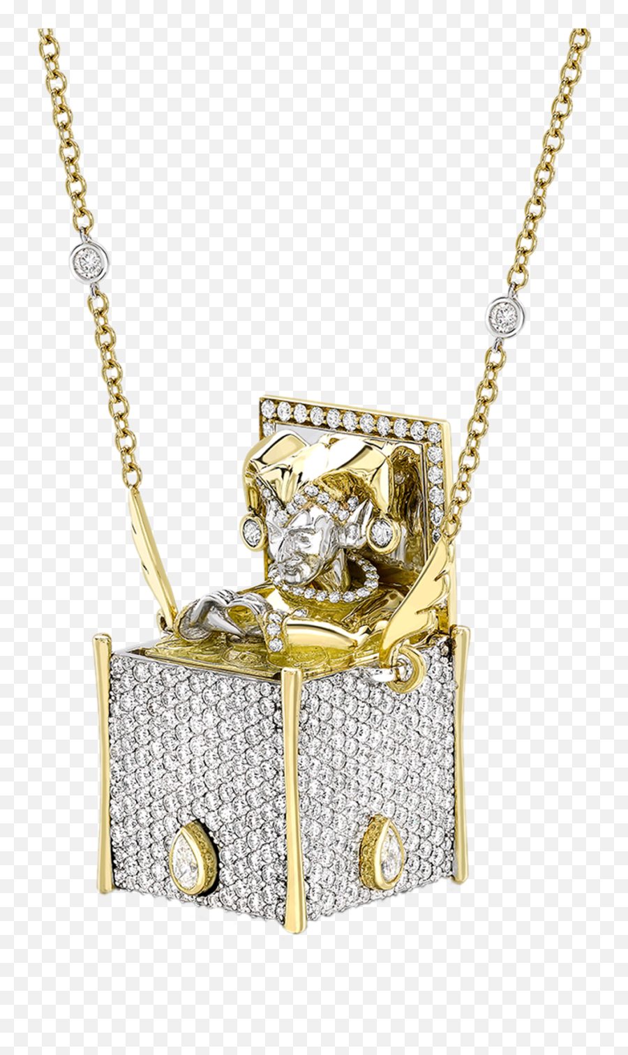 Jack In The Box Necklace Jbr12 Emoji,Jack In The Box Png