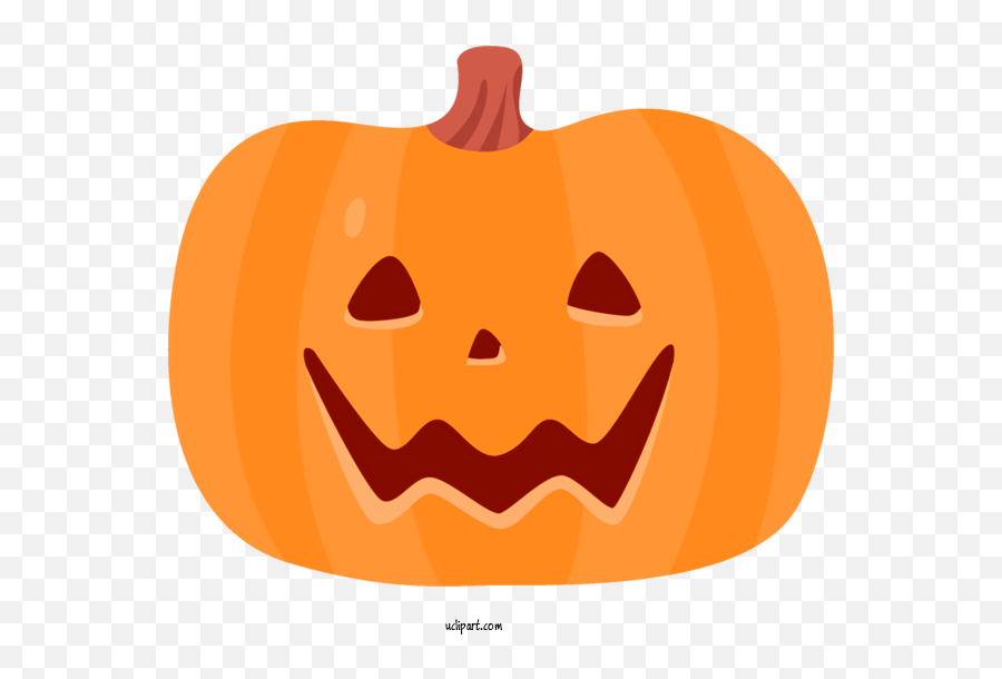 Holidays Pumpkin Calabaza Orange For Halloween - Halloween Emoji,Orange Transparent Background