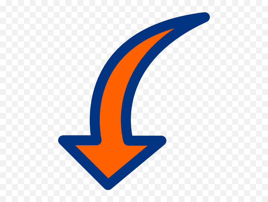Orange And Blue Arrow Clip Art At Clkercom - Vector Clip Emoji,Blue Arrow Png