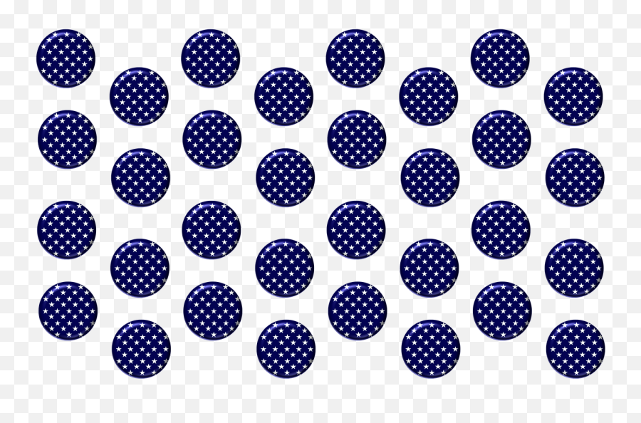 Stars 3d Navy White Circles Png Picpng Emoji,Star Circle Png
