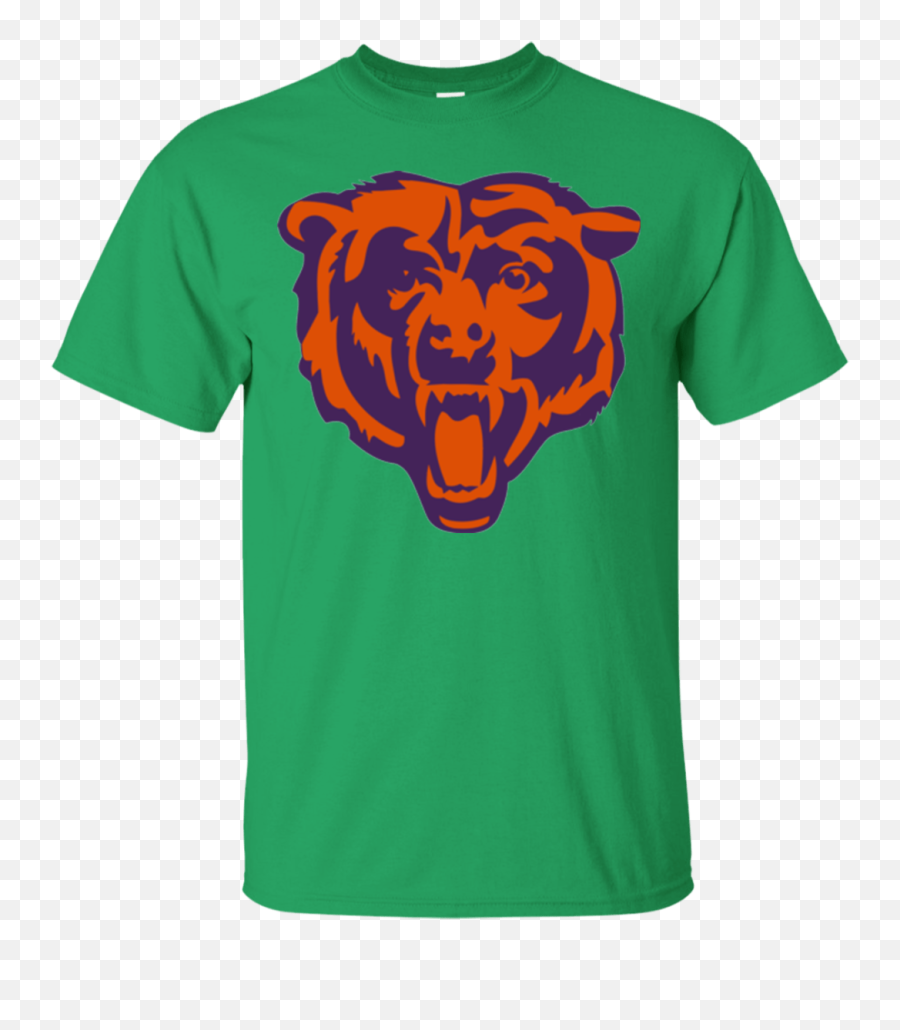 Download Chicago Bears Logo Menu0027s T - Shirt Carleton Place Chicago Bears Logo Black And White Emoji,Chicago Bears Logo