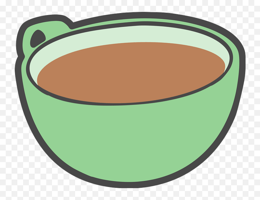 Green Coffee Cup With Coffee Clipart Free Download - Green Coffee Clipart Emoji,Coffee Clipart