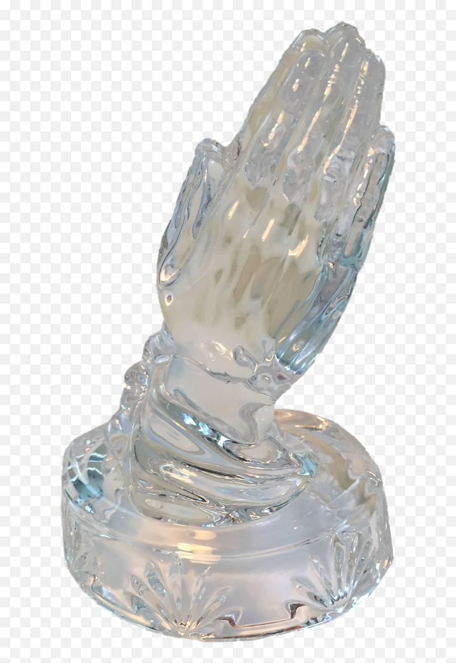 Waterford Crystal Praying Hands Sold U2013 Anntiques - Sculpture Emoji,Praying Hands Png