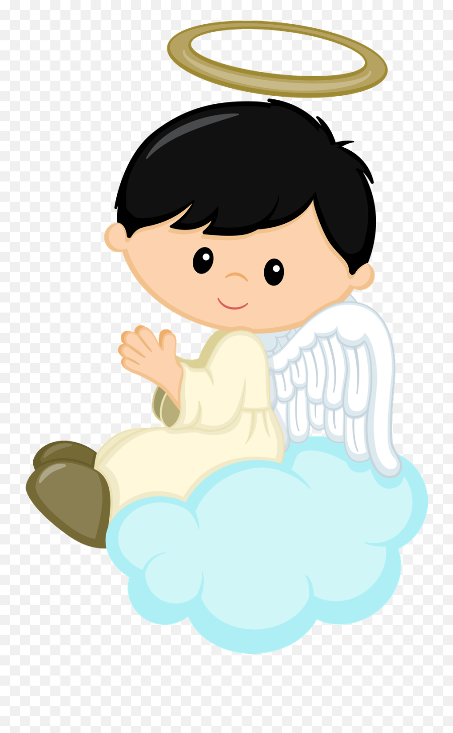 Download Angel Vector Angel Clipart - Angel Boy Clipart Png Emoji,Angel Clipart