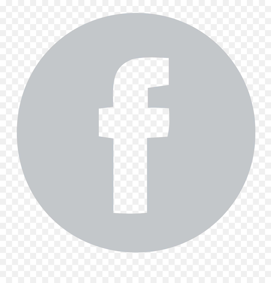 Facebook White Png - Facebook Png Icon White Transparent Social Media Icon Png Grey Emoji,Facebook Clipart