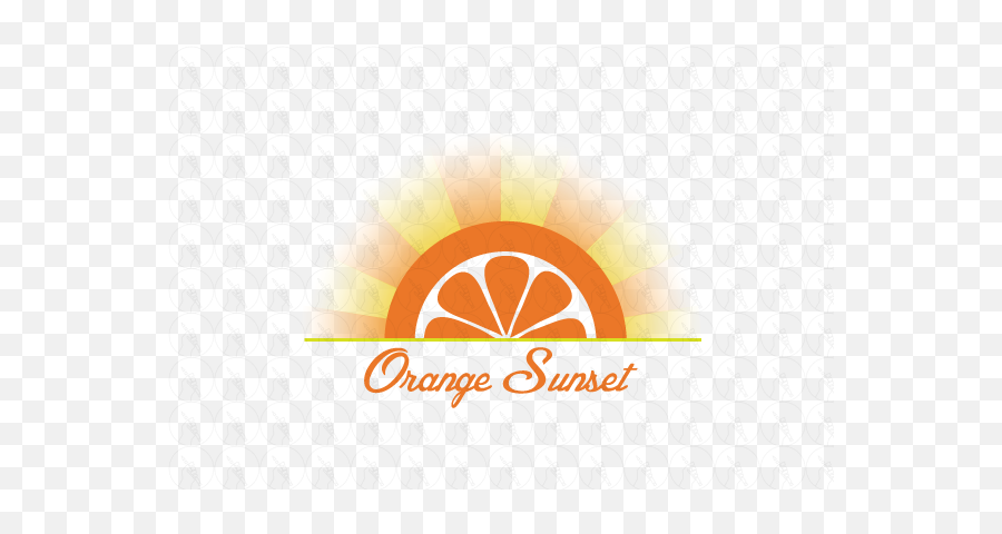 Orange - Language Emoji,Sunset Logo