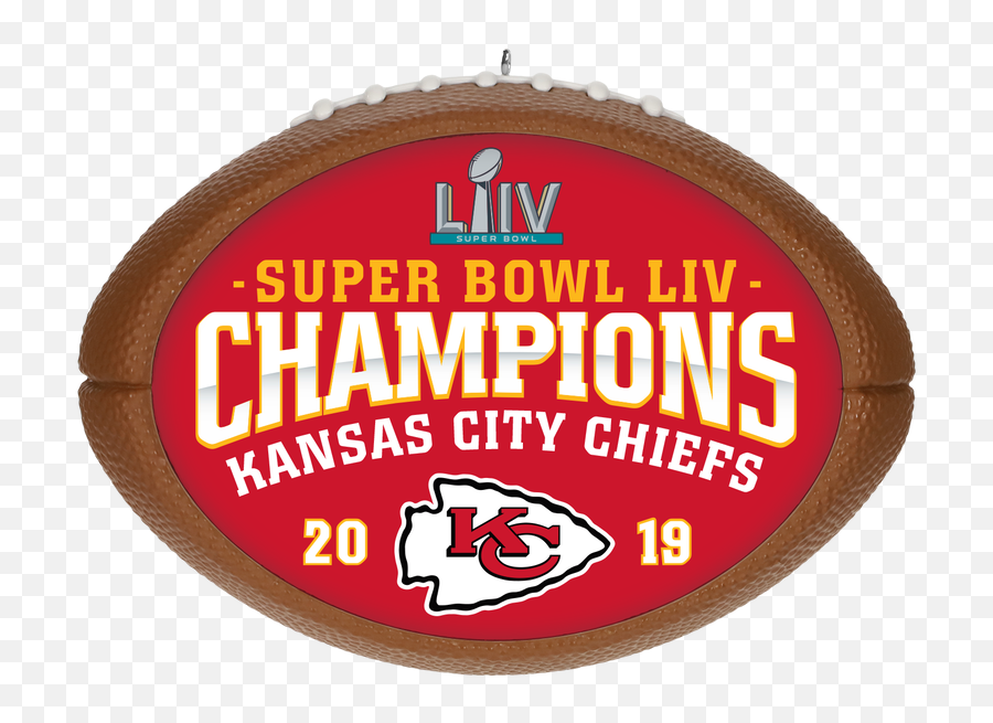 Nfl Kansas City Chiefs Super Bowl Liv Commemorative Ornament - Solid Emoji,Super Bowl 2020 Logo