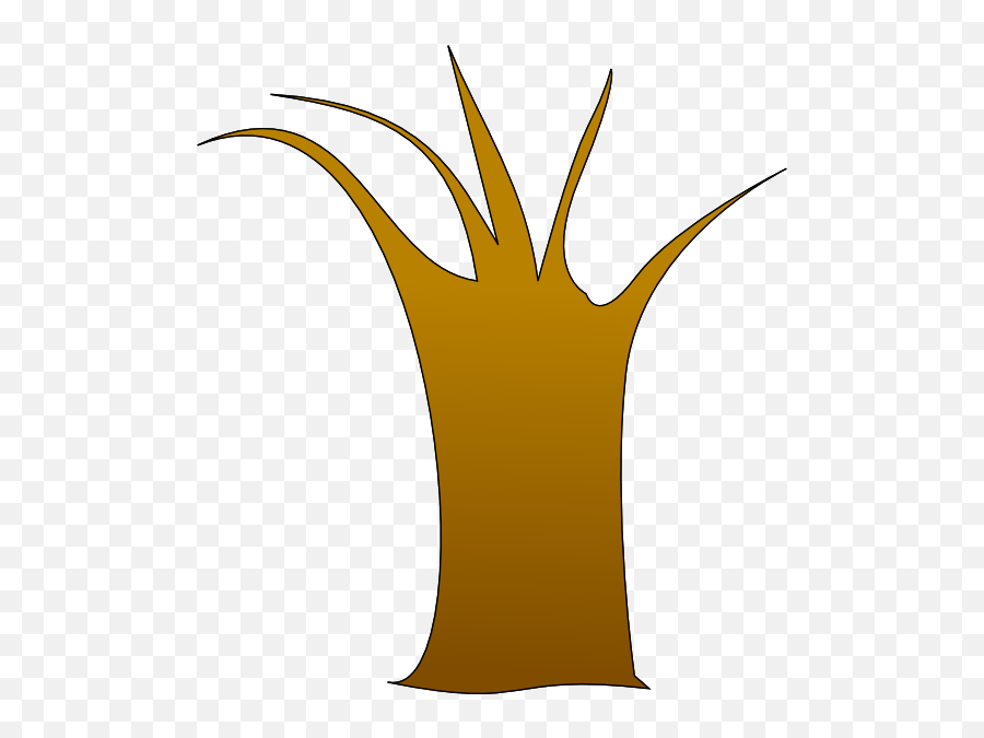 Bare Tree Trunk Clipart - Language Emoji,Bare Tree Clipart