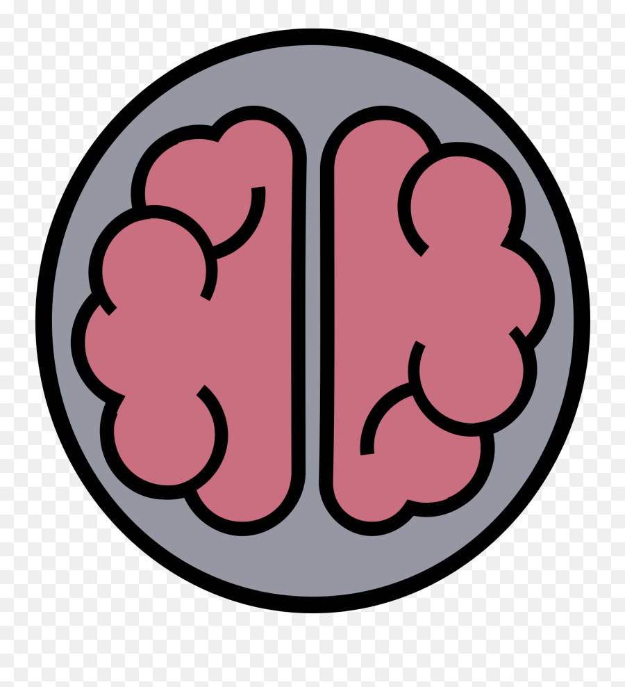 Download Logo Clipart Brain Frames - Brain Circle Logo Transparent Emoji,Clipart Brain
