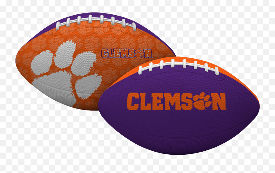 Rawlings Ncaa Clemson Tigers Tide Football - Clemson Transparent Football Emoji,Clemson Football Logo