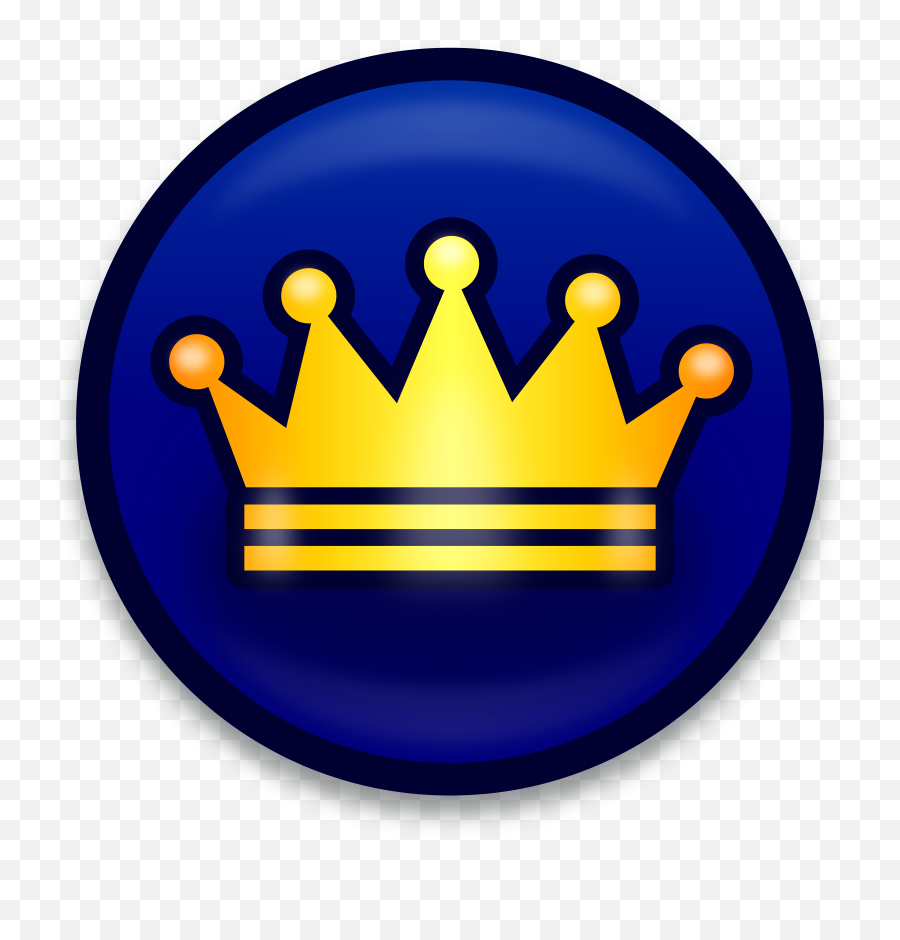 Golden Royal Crown Icon Vector Image - Mom Logo Black Background Emoji,Epiphany Clipart