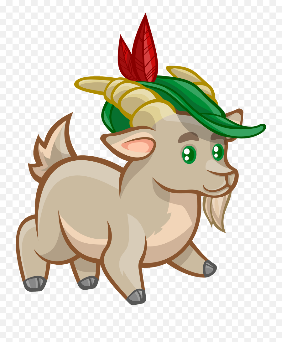 Goat Clipart Free Download Transparent Png Creazilla - Png Emoji,Goat Clipart