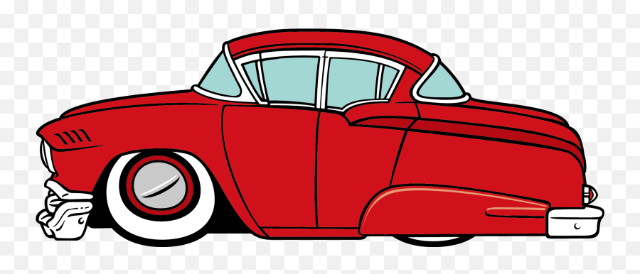 1950s Classic Car Clip Art - Transparent Background Classic Car Clipart Emoji,Vintage Car Clipart