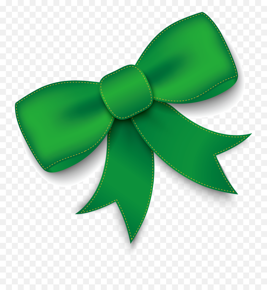 Green Ribbon Emoji,Green Bow Png