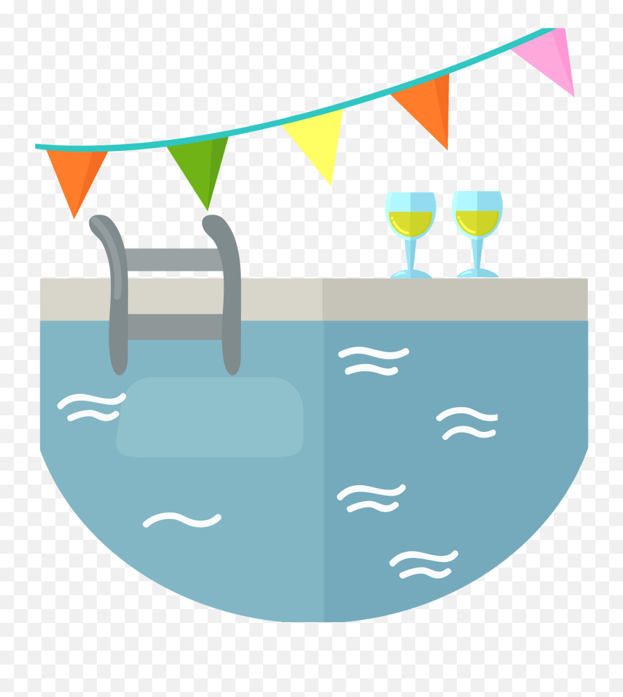 Pool Party Clipart Emoji,Pool Party Clipart