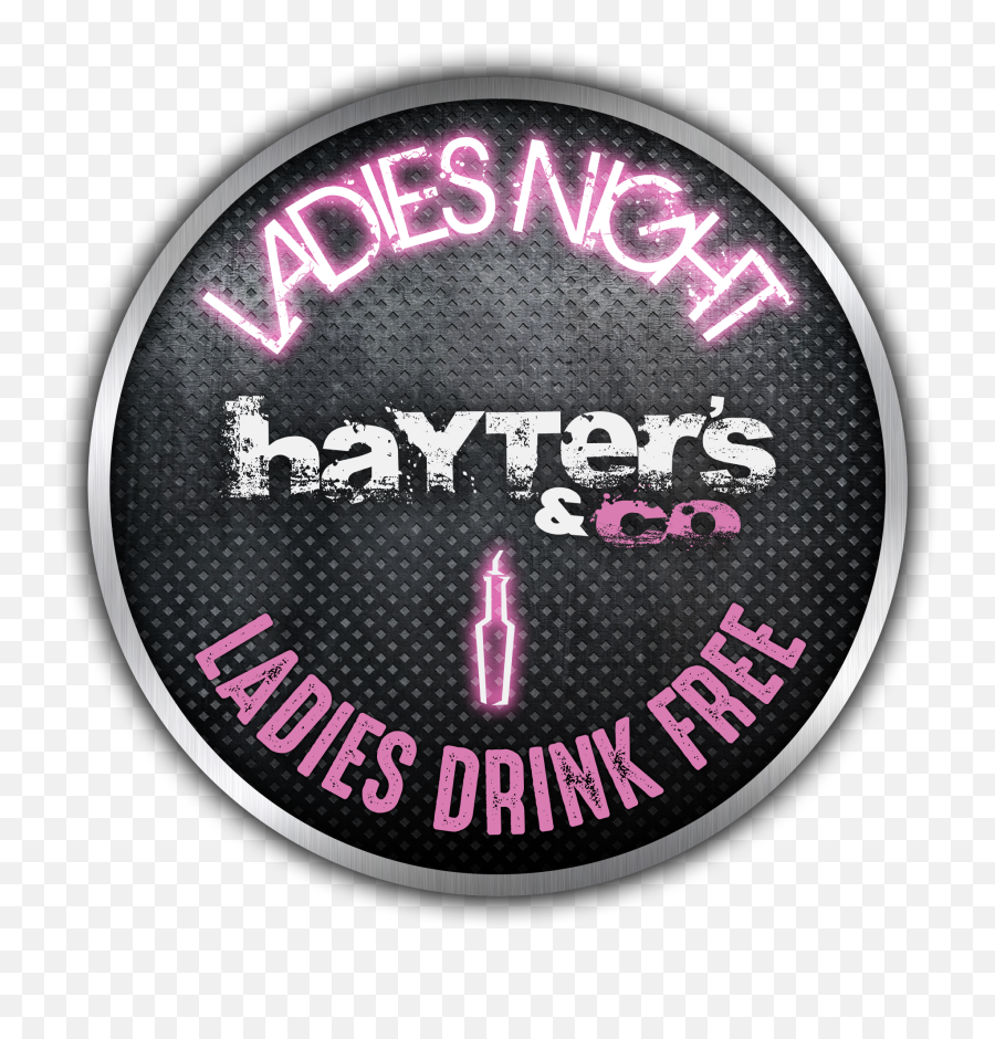Ladies Night Hayters Co Emoji,Pink Ladies Logo
