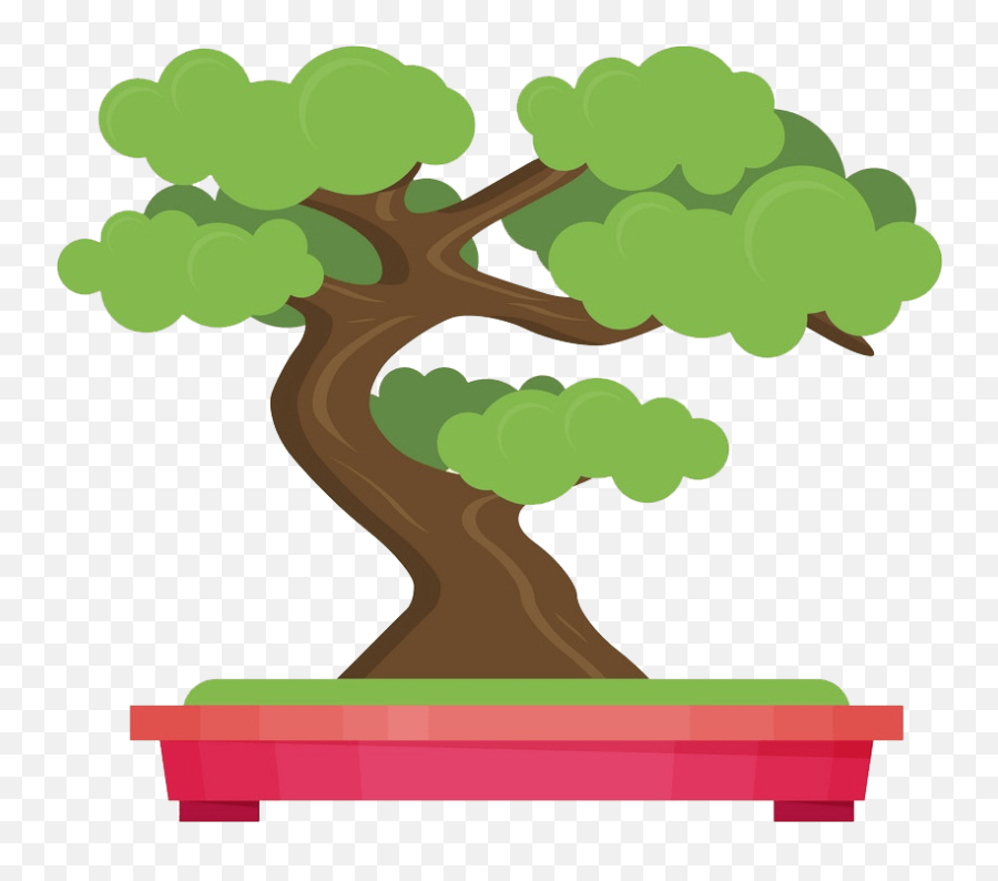Bonsai Tree Clipart Transparent 2 - Clipart World Bonsai Emoji,Tree Clipart