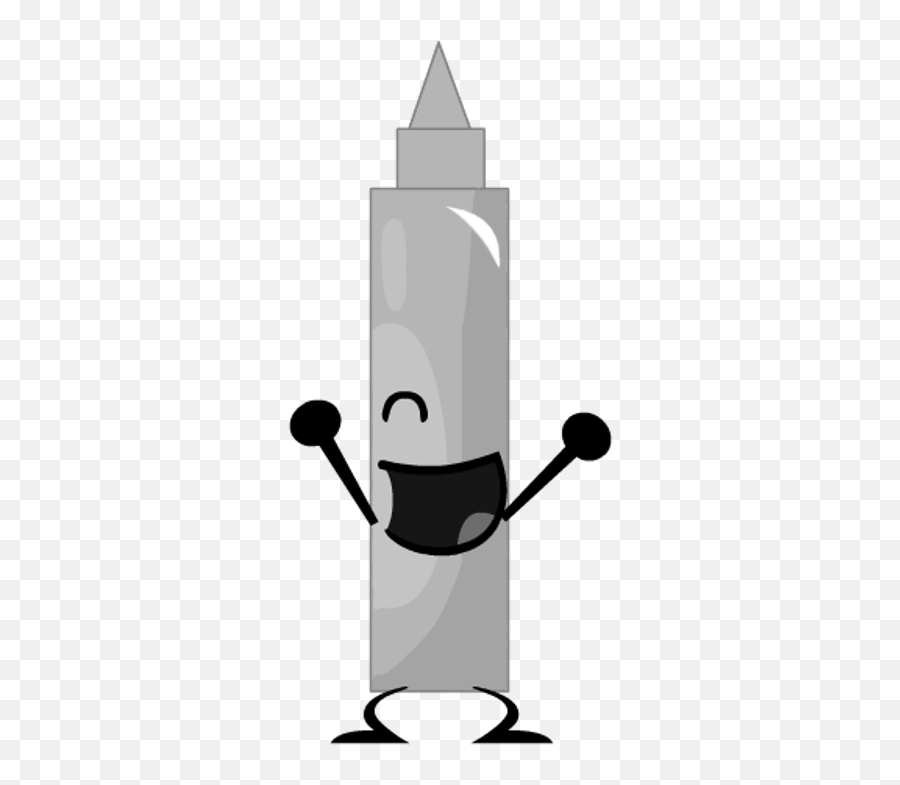 Metal Crayon By Brownpen0 - Battle For Dream Island Crayon Emoji,White Crayon Clipart