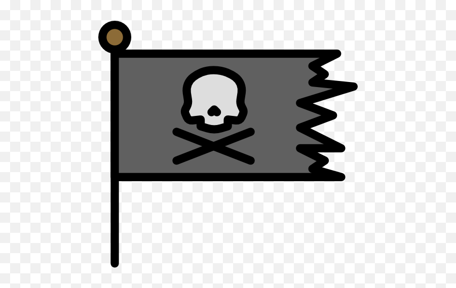 Jolly Roger - Free Flags Icons Emoji,Pirate Flag Png
