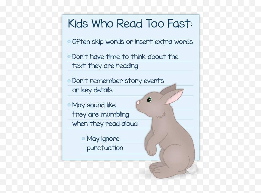 10 Solutions For Kids Who Read Too Fast Free Download Emoji,Read To Self Clipart