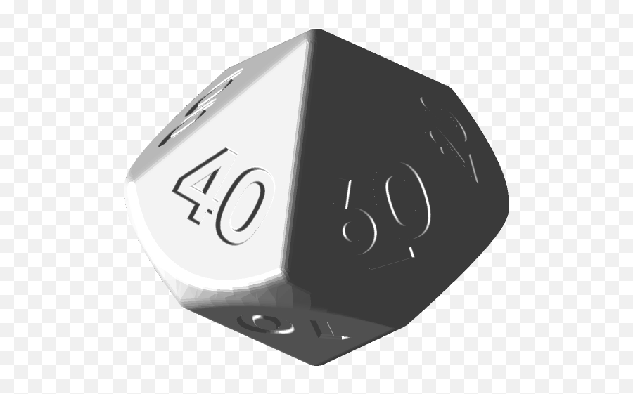 10 - Sided Dnd Dice D10 With Tens Stl And Sldprt 3d Emoji,Dnd Dice Png