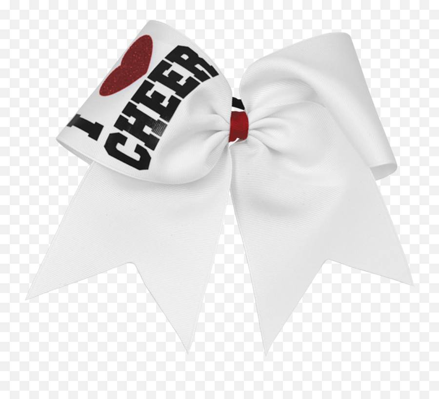 In Stock Pizzazz I Love Cheer Bow Emoji,Cheerleader Png