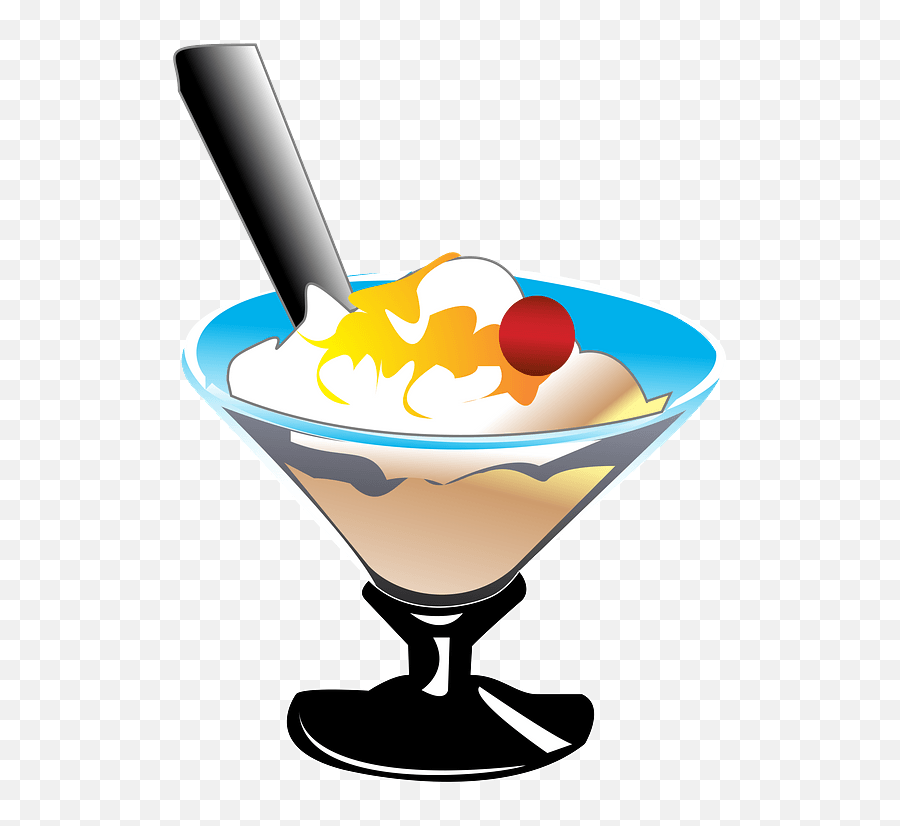 Ice Cream Sundae Clipart - Dessert Clipart Emoji,Ice Cream Sundae Clipart