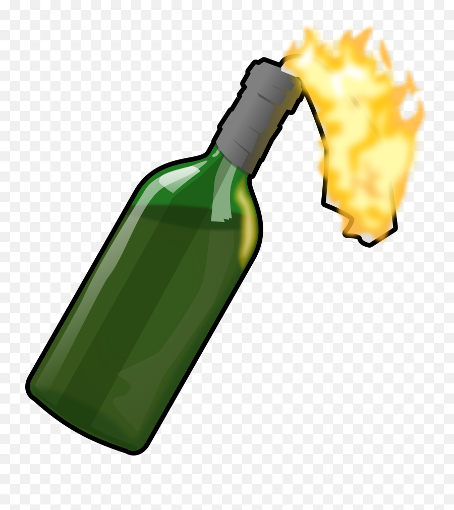 Free Clip Art - Molotov Cocktail Png Emoji,Cocktail Clipart