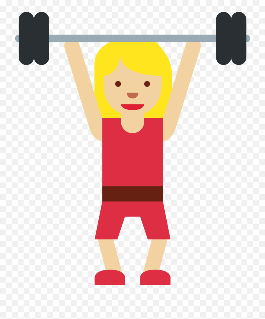 Weight Lifting Clipart 17 Buy Clip Art - Women Weight Cartoon Girl Lifting Weights Clipart Emoji,Weight Clipart