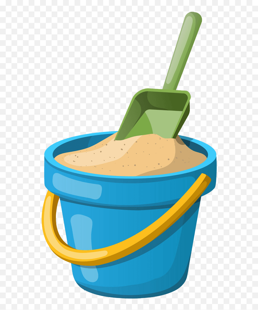 Sand Bucket Clipart Transparent - Sand Bucket Illustration Emoji,Sand Clipart
