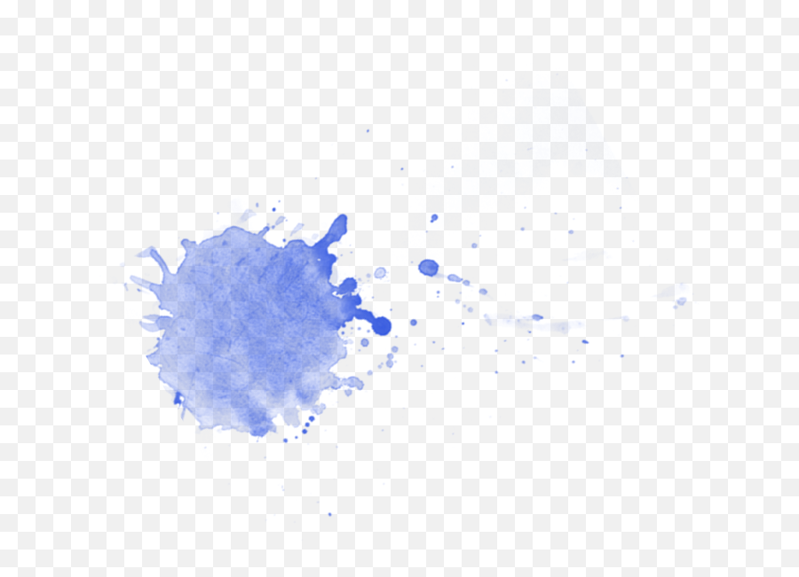 Watercolor Paint Splatter Png - Blue Paint Splatter Png Emoji,Paint Splatter Png