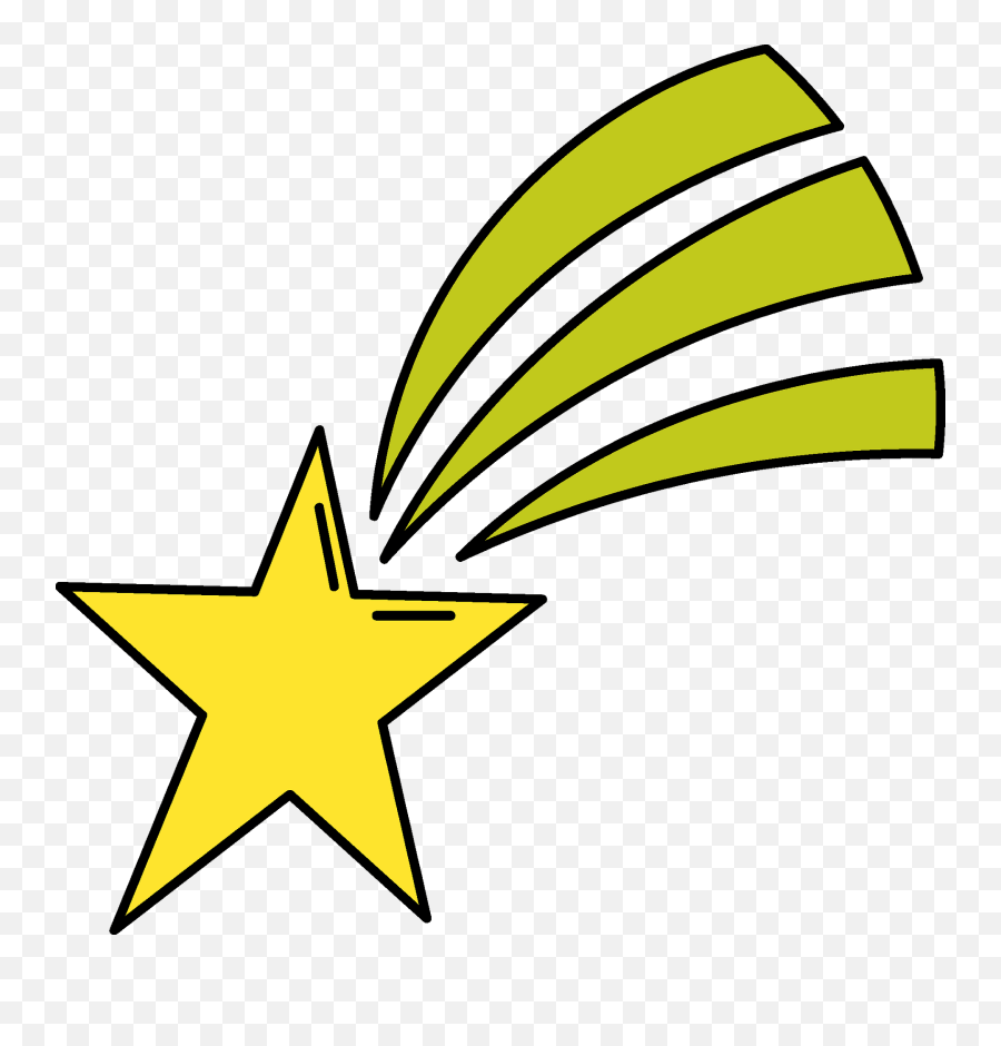 Shooting Star Clipart - Star Clipart Emoji,Star Clipart