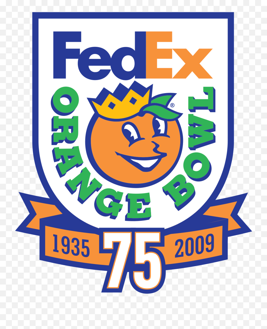 Download Fedex Orange Bowl Logo Png - Orange Bowl Emoji,Fedex Logo Png