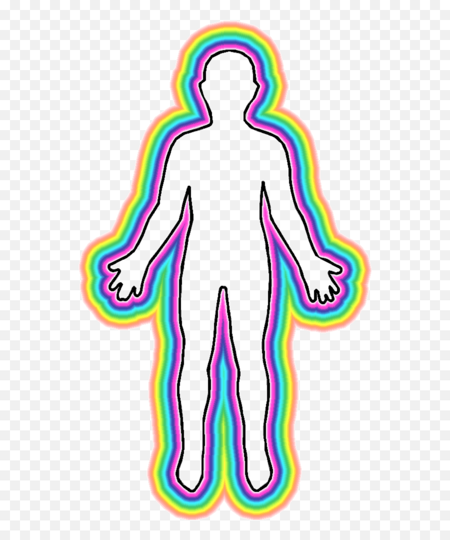 Outlines Of Person Clipart - Human Body Outline Emoji,Person Clipart