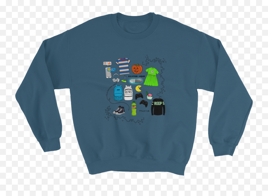 Be More Chill Sweatshirt - Florida Sweatshirt Emoji,Be More Chill Logo