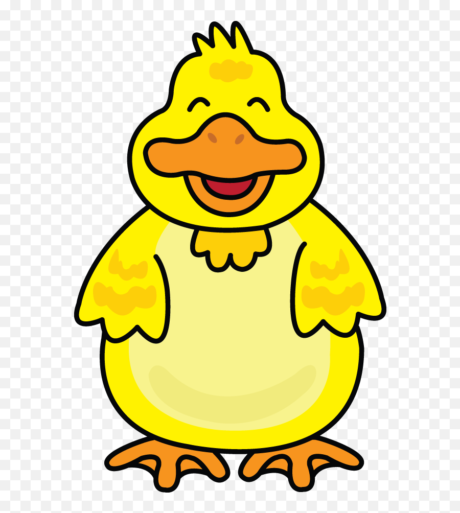 Drawing Ducks Clipart - Duck Easy To Draw Png Download Draw Duck Cartoon Easy Emoji,Ducks Clipart