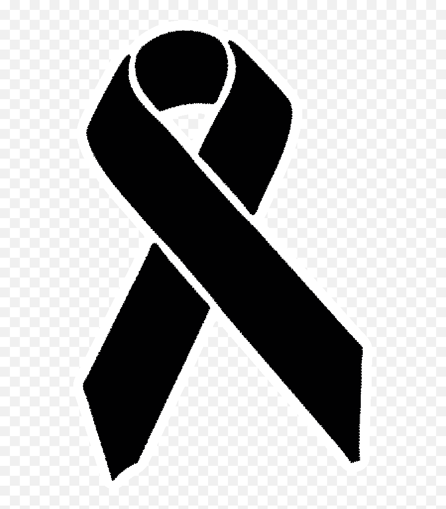 Black Awareness Ribbon Clipart - Awareness Ribbon Clipart Emoji,Ribbon Clipart