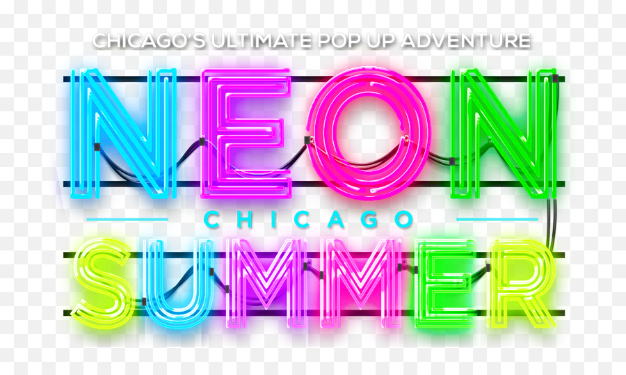 Welcome U2013 Neon Summer Chicago U2013 A Pop Up - Color Gradient Emoji,Neon Logo