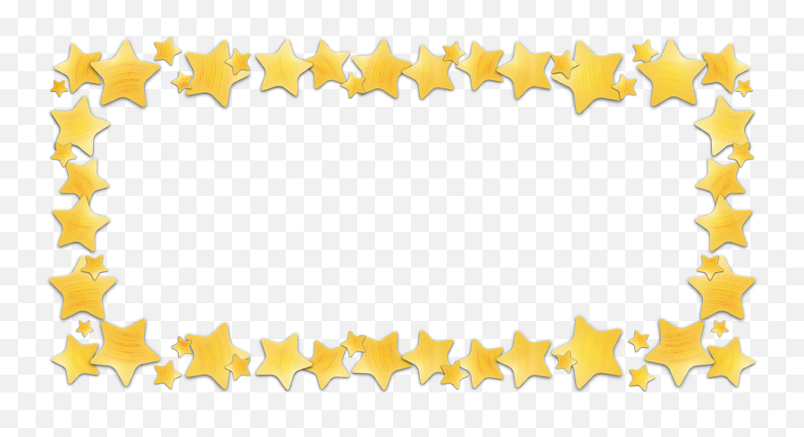 Stars Star Shimmer Gold Frame Png Picpng - Horizontal Emoji,Gold Frame Png