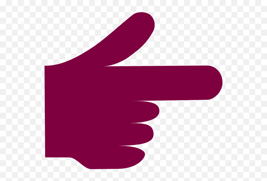 Pointing Finger Violett Clip Art At Clkercom - Vector Clip Pointing Finger Png Gif Emoji,Pointing Finger Clipart