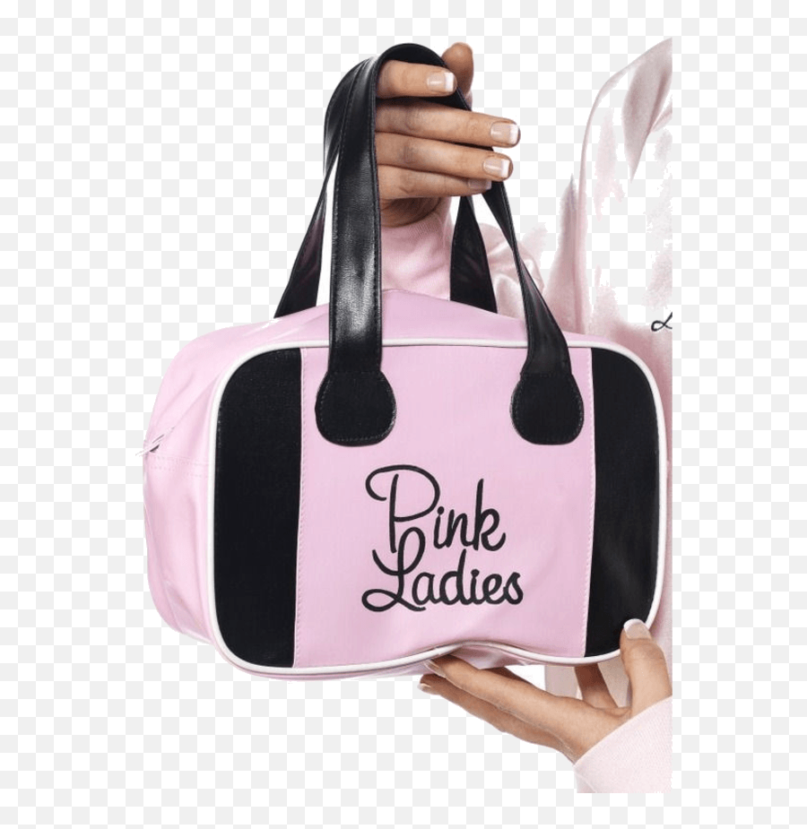 Official Grease Pink And Black Coloured Emoji,Pink Ladies Logo