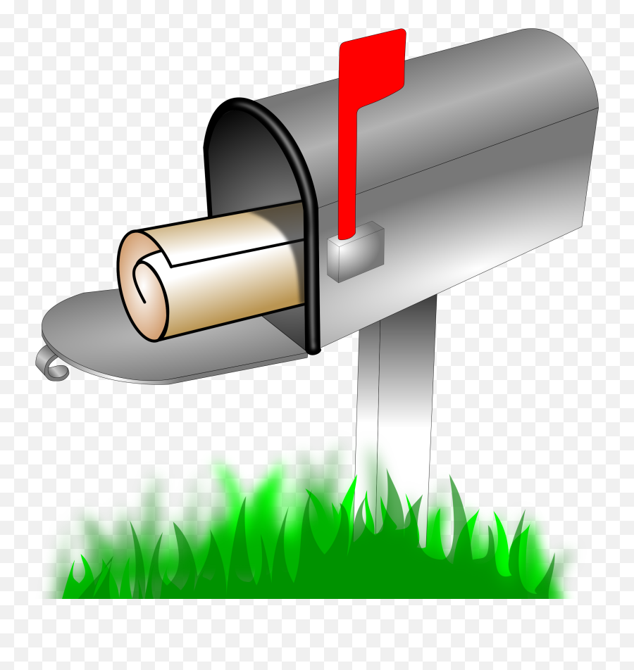 Mailbox Clipart Clip Art Mailbox Clip - Mailbox Did Philip B Downing Invent Emoji,Mailbox Clipart