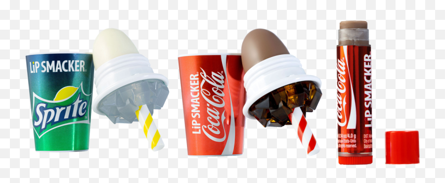 Coca - Cola 3 Pack Beverage Lip Balm Coke U0026 Sprite Lip Smacker Emoji,Sprite Logo History