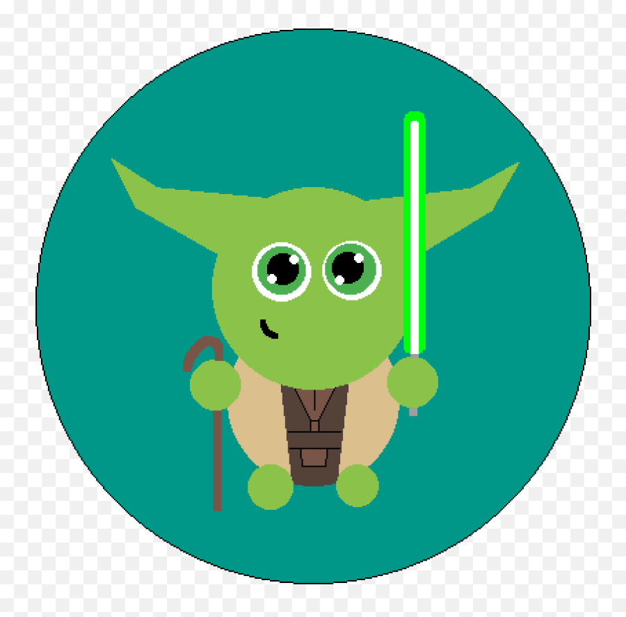 Yoda - Cartoon Clipart Full Size Clipart 601472 Emoji,Yoda Clipart Black And White
